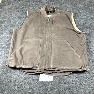 Lakin McKey Trading Co. By Key Vest Mens 2XL Brown Cotton Sherpa Lined Workwear